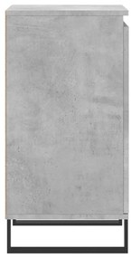 Aparadores 2 pcs 40x35x70 cm derivados de madeira cinza cimento