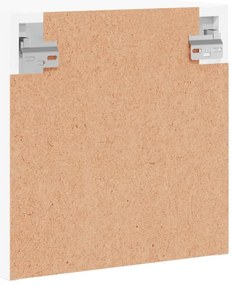 Mesa de cabeceira c/ porta de vidro 35x37x35 cm branco