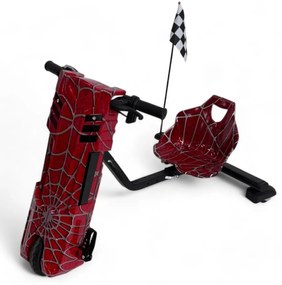 Triciclo eléctrico Crianças Drift Trike 250W 36V litio Homem Aranha