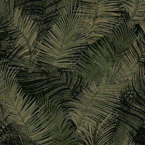 430635 DUTCH WALLCOVERINGS Papel de parede Palm verde