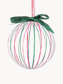 Christmas Balls Stripe Trans, Various Set Sizes