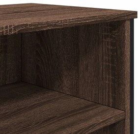 Aparador 101x35,5x74,5cm derivados de madeira carvalho castanho