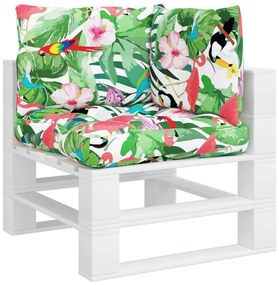 Almofadões p/ móveis de paletes 3 pcs tecido oxford multicor