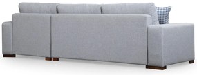 Sofá de Canto Loop – Cinzento Claro – 290 cm x 194 cm