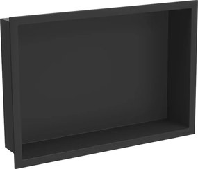 Mexen X-Wall-R prateleira embutida com flange 45 x 30 cm, preta - 1970453010