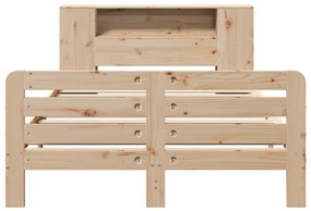 Cama sem colchão 120x190 cm madeira de pinho maciça