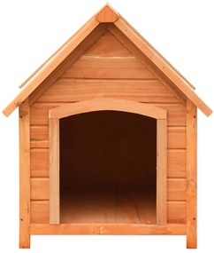 Casota para cão pinho e abeto maciços 72x85x82 cm