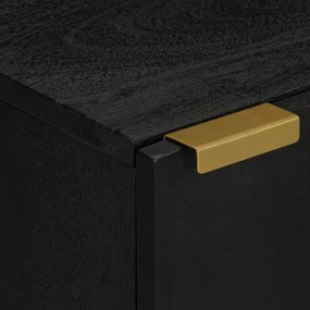 Armário de casa de banho 38x33x58 cm deriv. de madeira preto