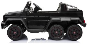 Carro elétrico para Crianças Mercedes-Benz G63 6X6, tela LCD, retroiluminação, 2,4 Ghz, 12V14AH, bateria removível, MOTOR 4 X, controle remoto, assent