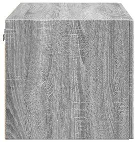 Armário parede 80x42,5x40 cm derivados de madeira cinza sonoma