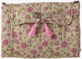Tapete de mudas de viagem estampado rosa