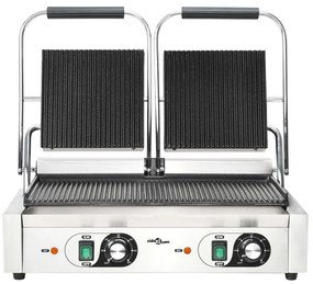 Grelhador sanduicheira Panini dupla 3600 W 57x30,5x20 cm