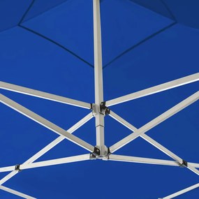 Tenda dobrável profissional com paredes alumínio 2x2 m azul
