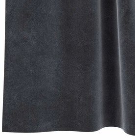 Cortinas Blackout vidaXL com Laços Suspensos 2 pcs Cinza Escuro Veludo