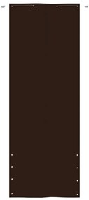 Tela de varanda 80x240 cm tecido oxford castanho
