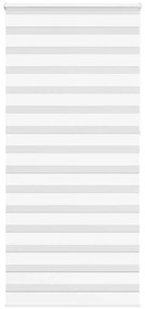 vidaXL Cortina de zebra 110x230 cm largura do tecido 105,9cm poliéster