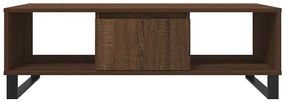 Mesa de centro 104x60x35 cm derivados madeira carvalho castanho