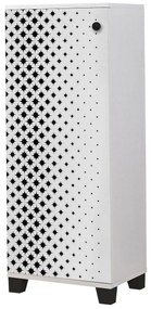 Sapateira Filinta – Branco/Preto – 50 cm x 127 cm x 38 cm