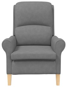 Cadeira Cinza Escuro 52 cm em Microfibra