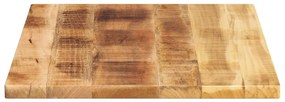 Tampo de mesa retangular 90x60x2,5 cm mangueira áspera maciça