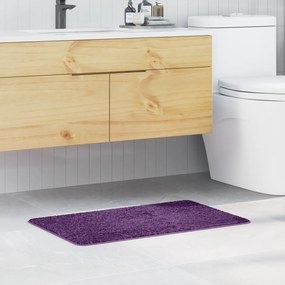 Tapete de Banho Retangular Roxo 50x80 cm Polipropileno Antiderrapante