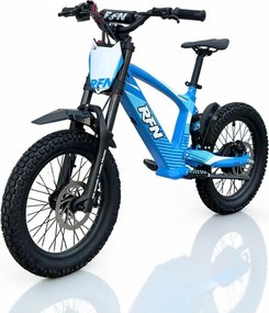 Bicicleta elétrica infantil 500W Roan RXF Evo Racing 18" Azul