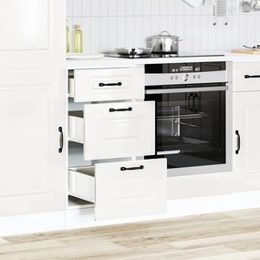 Armário de cozinha baixo Kalmar branco alto brilho
