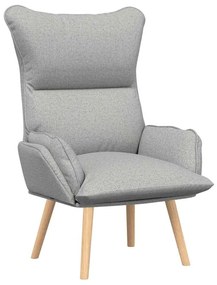 Poltrona Relaxante vidaXL Cinza Nuvem