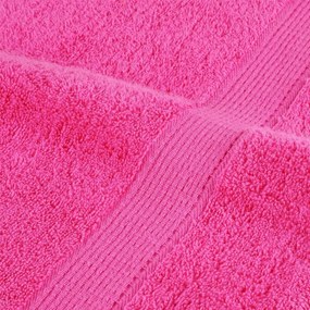 6pcs Conjunto toalhas banho premium SOLUND 600 gsm rosa