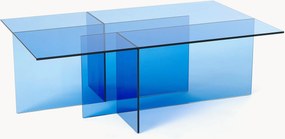 Mesa de centro de vidro Anouk, L 102 cm