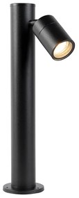 Candeeiro exterior preto 45 cm ajustável IP44 - Solo Moderno