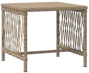 Conjunto de Espreguiçadeiras Conjunto de 3 Bege e Creme