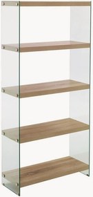 Estante com aspeto de madeira Nancy