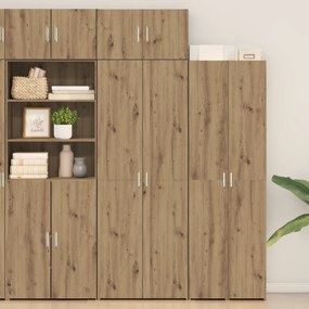 Gabinete de Armazenamento vidaXL Carvalho Artesanal 70x42,5x225 cm Madeira Engenhada