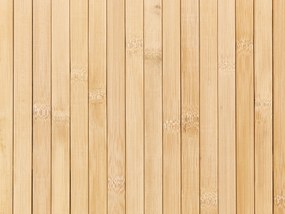 Cesto em madeira de bambu clara 60 cm KANDY Beliani