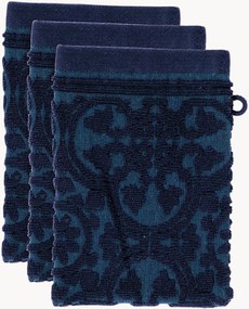 Toalhas jacquard em algodão felpudo Tile de Pip, conjunto de 3