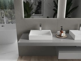 Mexen Ava lavatório de bancada em aglomerado 1/O 50 x 38 cm, branco - 23015001