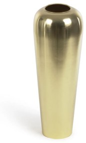 Kave Home - Jarra Catherine de metal dourado 64,5 cm