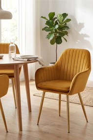 Cadeira Chic Golden - Mostarda