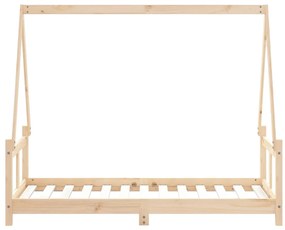 Estrutura de cama infantil 80x160 cm pinho maciço
