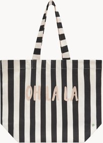 Saco shopper em algodão Oh La La