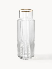 Jarro artesanal com rebordo dourado Aleo, 1 L