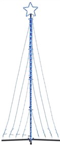 LED Árvore de Natal 447 LEDs Azul 249 cm