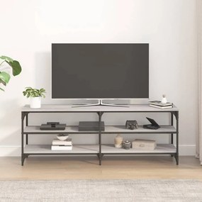 Móvel de TV 140x30x50 cm derivados de madeira cinzento sonoma
