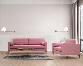 **** Cadeira Wing Rome – Rosa Pó – 105x85x90 cm

**