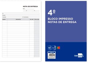 Bloco de Entregas Duplicado 155x215 mm