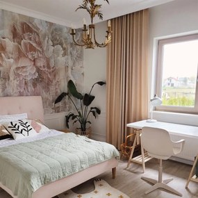 Candeeiro de candelabros vintage dourado 5 luzes - Botanica