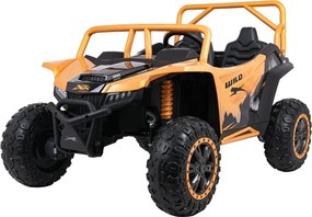 Buggy elétrico para Crianças 24V, 4x4 Arctic Cat WILDCAT XX, 2 Lugares Rodas Espuma EVA, assento couro Laranja