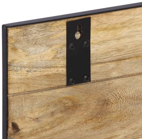 Bengaleiros 2 pcs 80x8x25 cm madeira mangueira maciça áspera