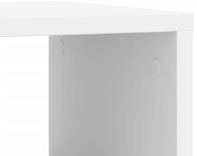 Mesa de apoio c/ rodas 50x30x55 cm derivados de madeira branco